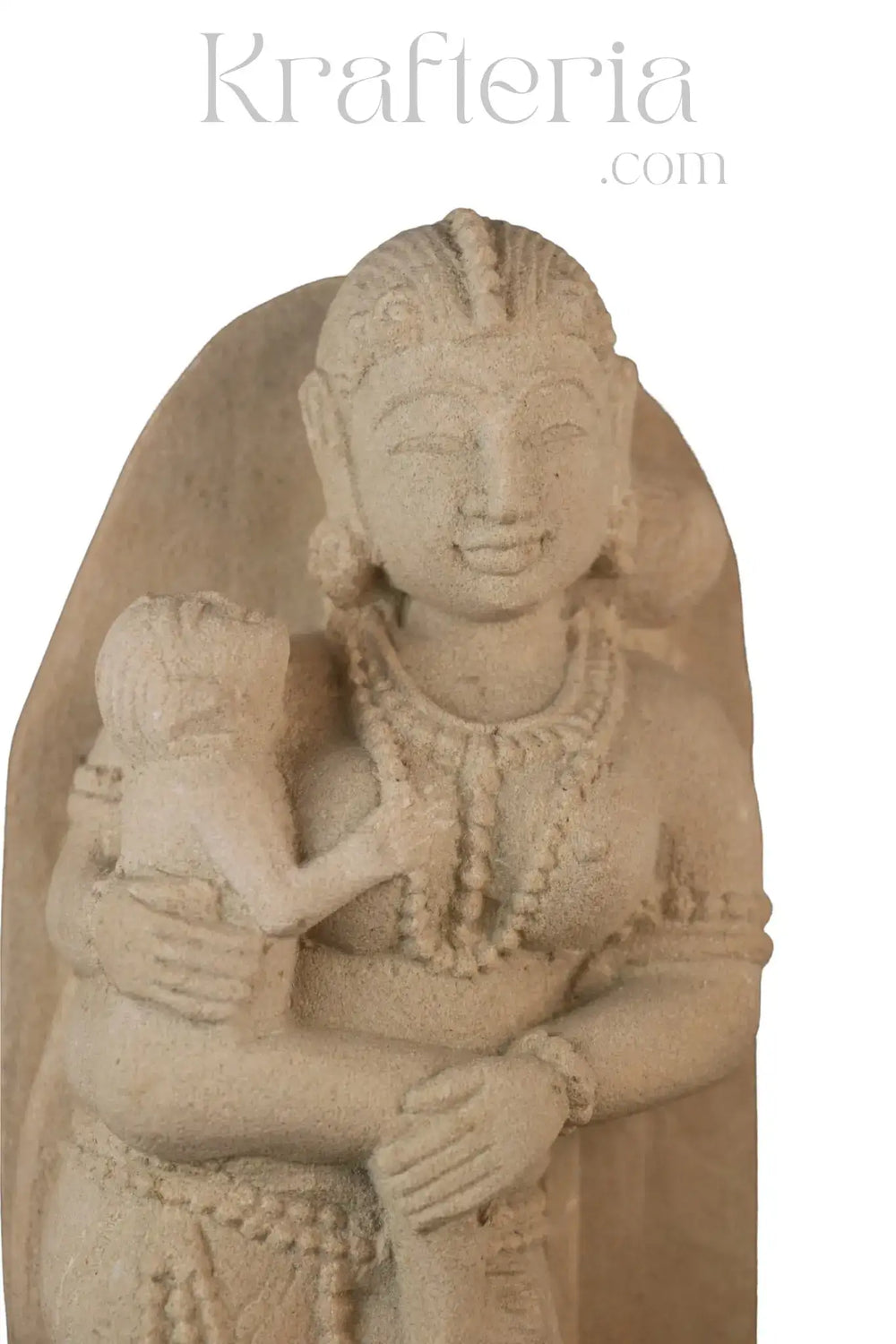 Matru Murti - A Sandstone Depiction of Maternal Love   Sand Stone