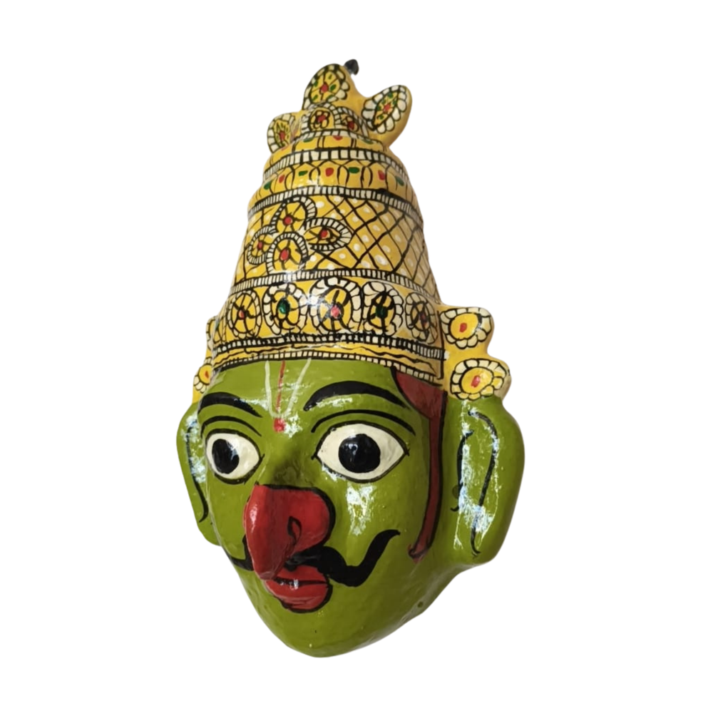 Garuda Face Mask Wall Hanging – Telangana Handcrafted Art   wall decor