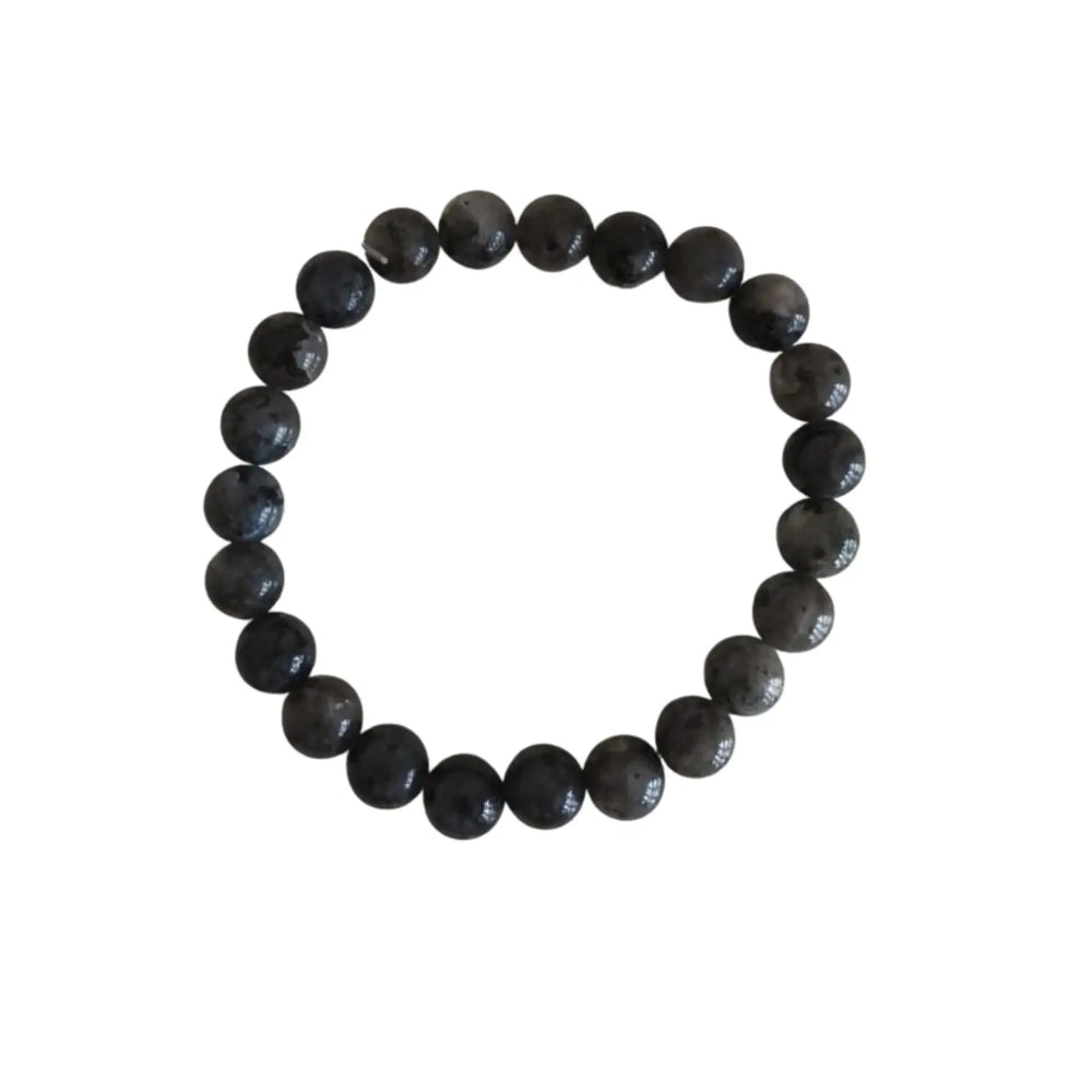 Natural Larvikite Crystal Bracelet - Healing Stone Bracelet   Fashion