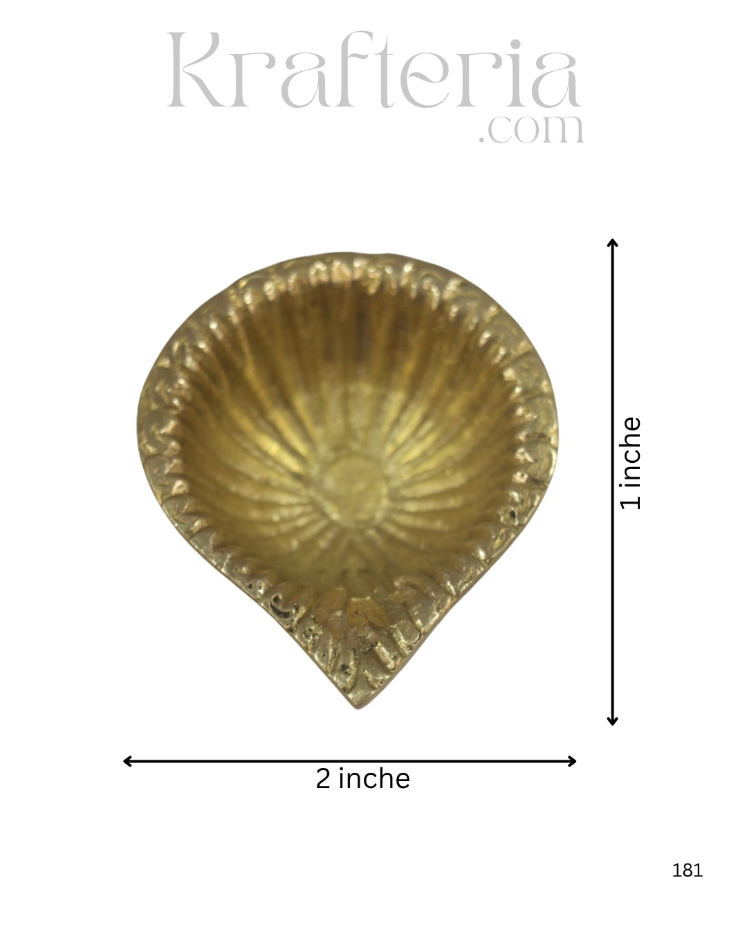 Handcrafted Brass Deepam (Diya) with Classic Design