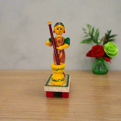Echoes of Tradition -  Etikoppaka Pounding Woman