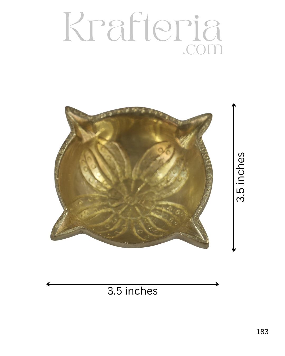 Handcrafted Brass Deepam (Diya) with Classic Design