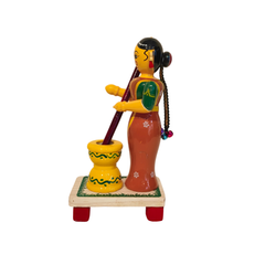 Echoes of Tradition -  Etikoppaka Pounding Woman