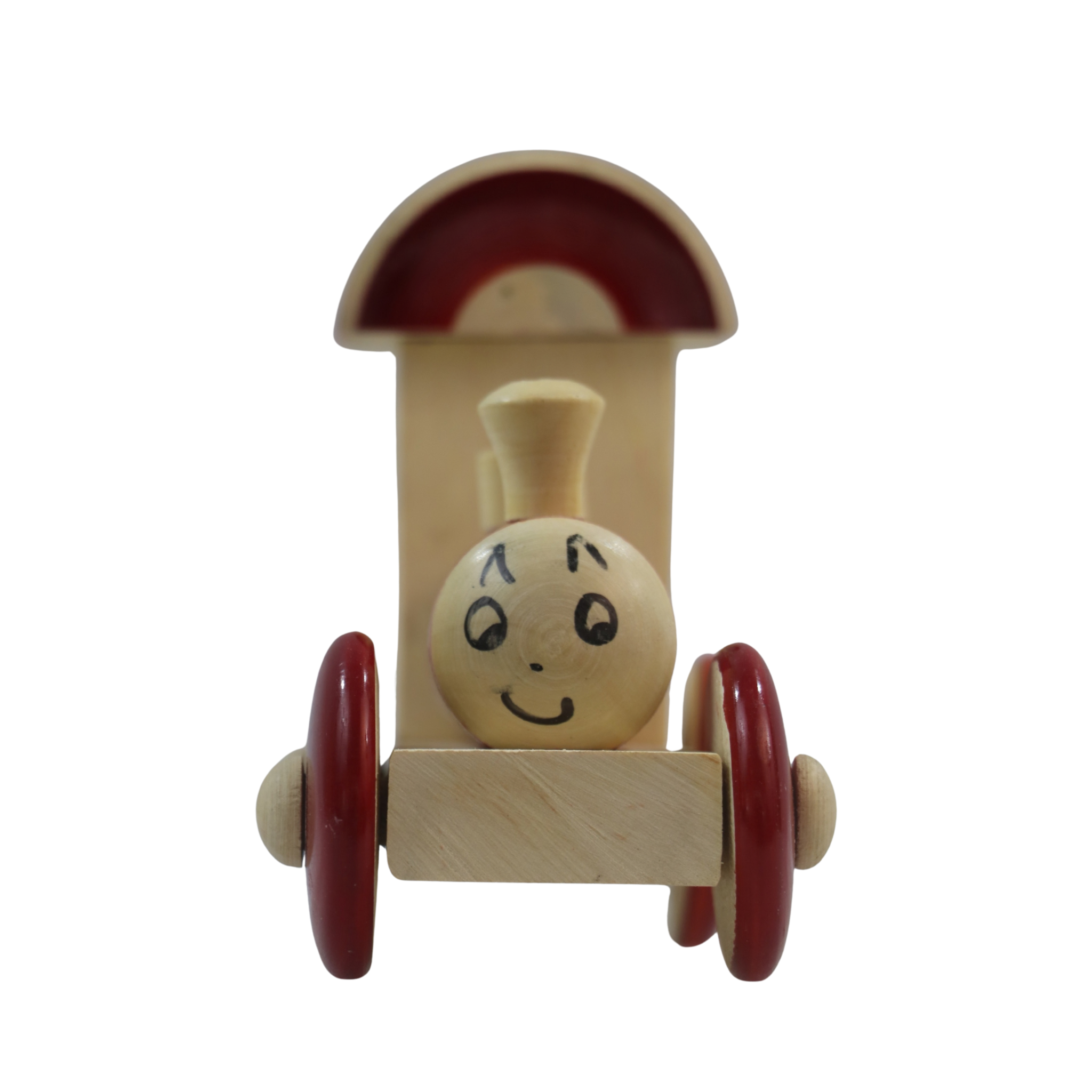 Colourful Channapatna wooden toy train handcrafted by artisans