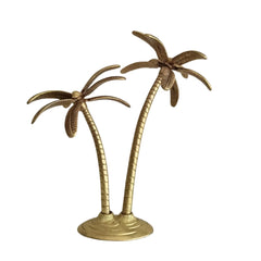 Brass Palm Tree – ropical Metal Tabletop & Home Decor Accent   Brass Ware