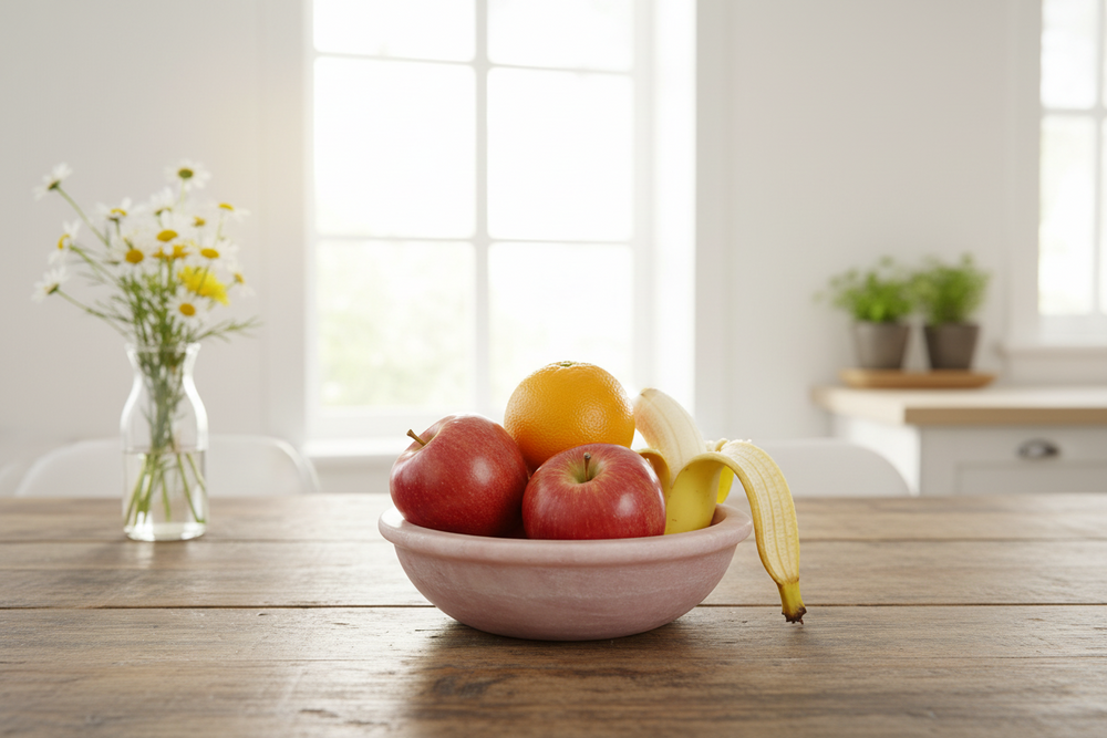 Natural Stone Marble Bowl-Unique Table Centerpiece   Marble Soft Stone
