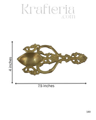Traditional Brass Harathi Stand for Pooja