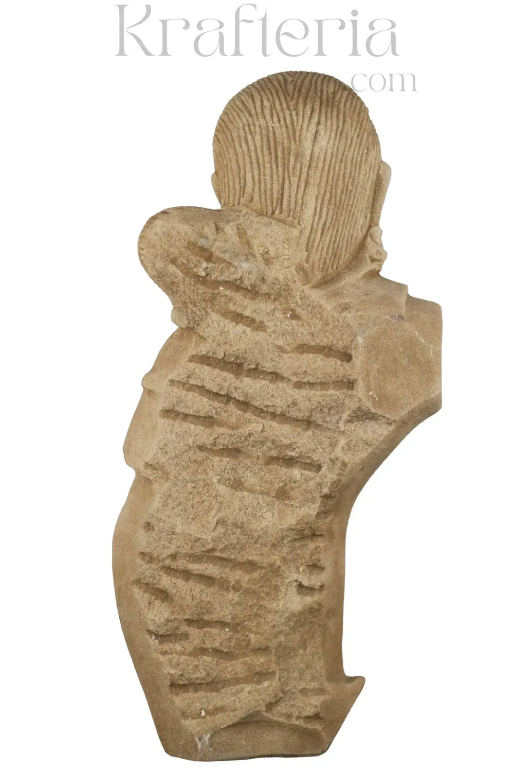 The Graceful Devi - A Sandstone Bust   Sand Stone