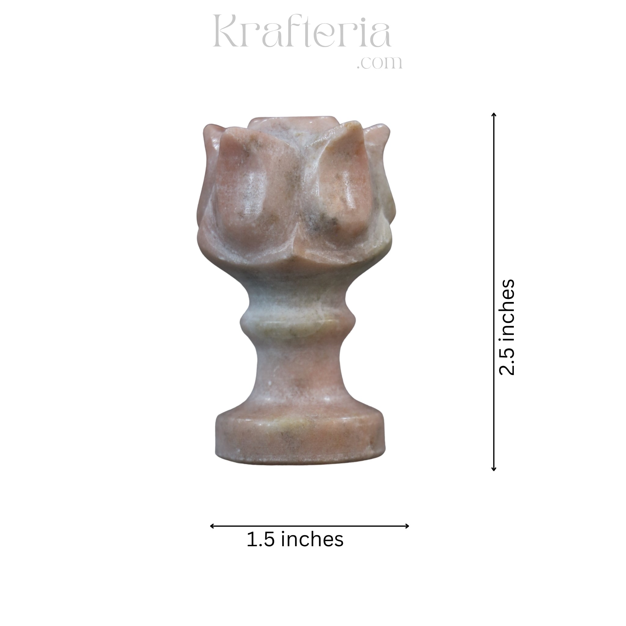 Handcrafted Marble Agarbatti Stand–  Natural Stone Incense Holder