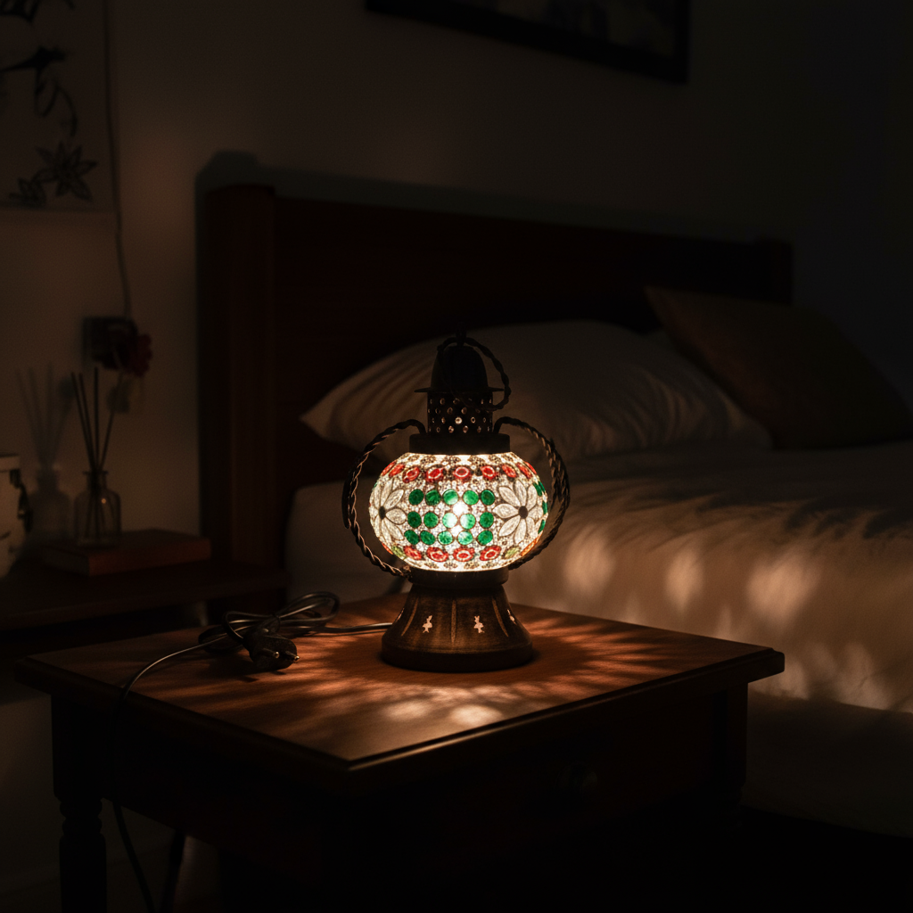 Elegant Glass Lamp – Stylish Home Lighting