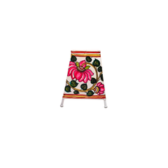 Timeless Tradition – Lotus Leather Hand Painting | Bed Lamp