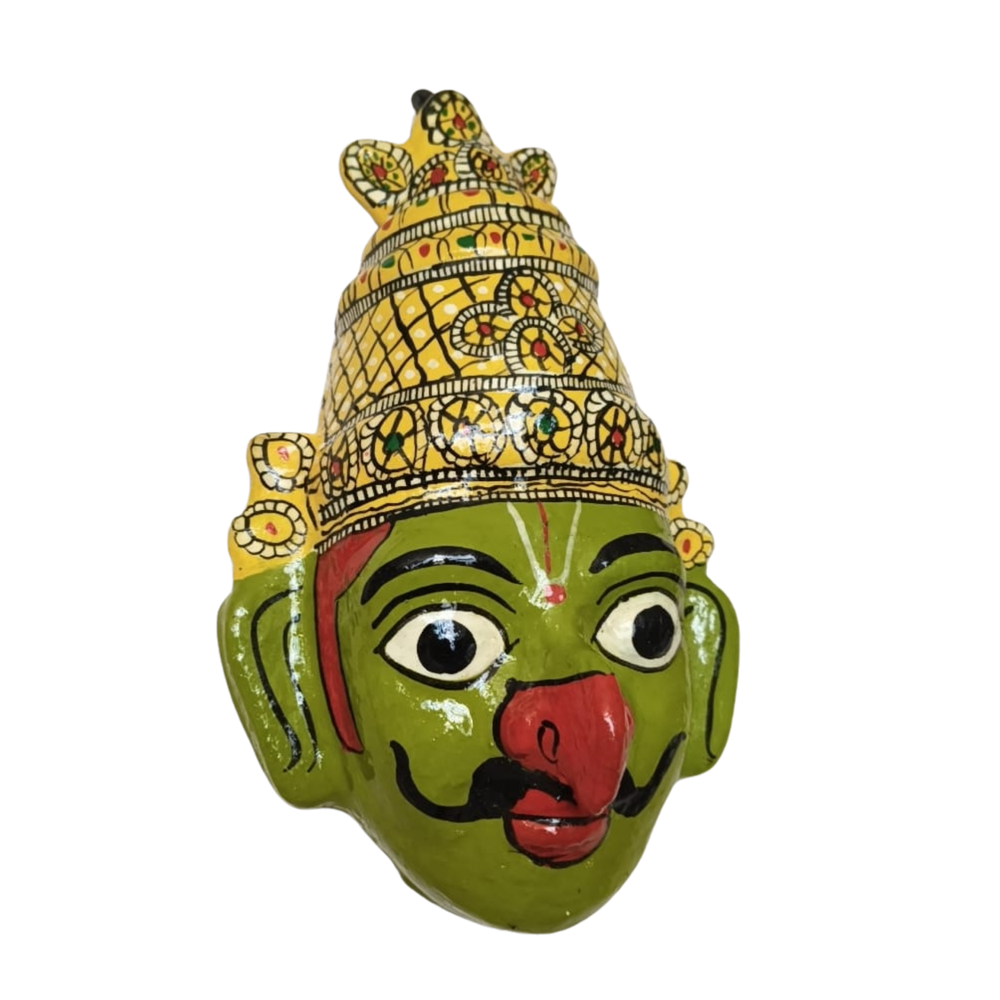 Garuda Face Mask Wall Hanging – Telangana Handcrafted Art   wall decor