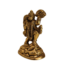Handcrafted Brass Hanuman Ji Idol – Traditional Hindu Decorative Statue   Brass Artwork