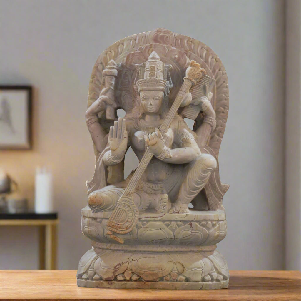 Saraswathi Murti – Beautiful Sculpture Celebrating Knowledge