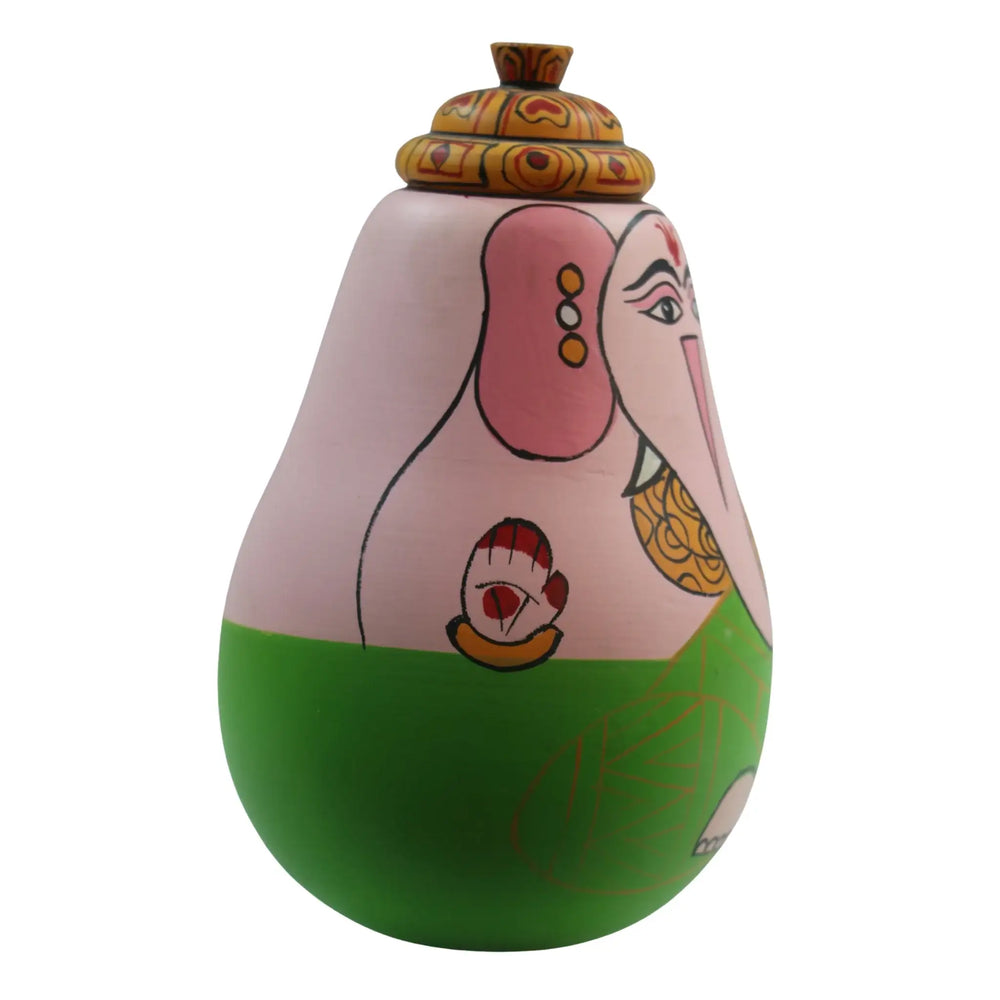 Handcrafted Ganesh doll with non-toxic colors