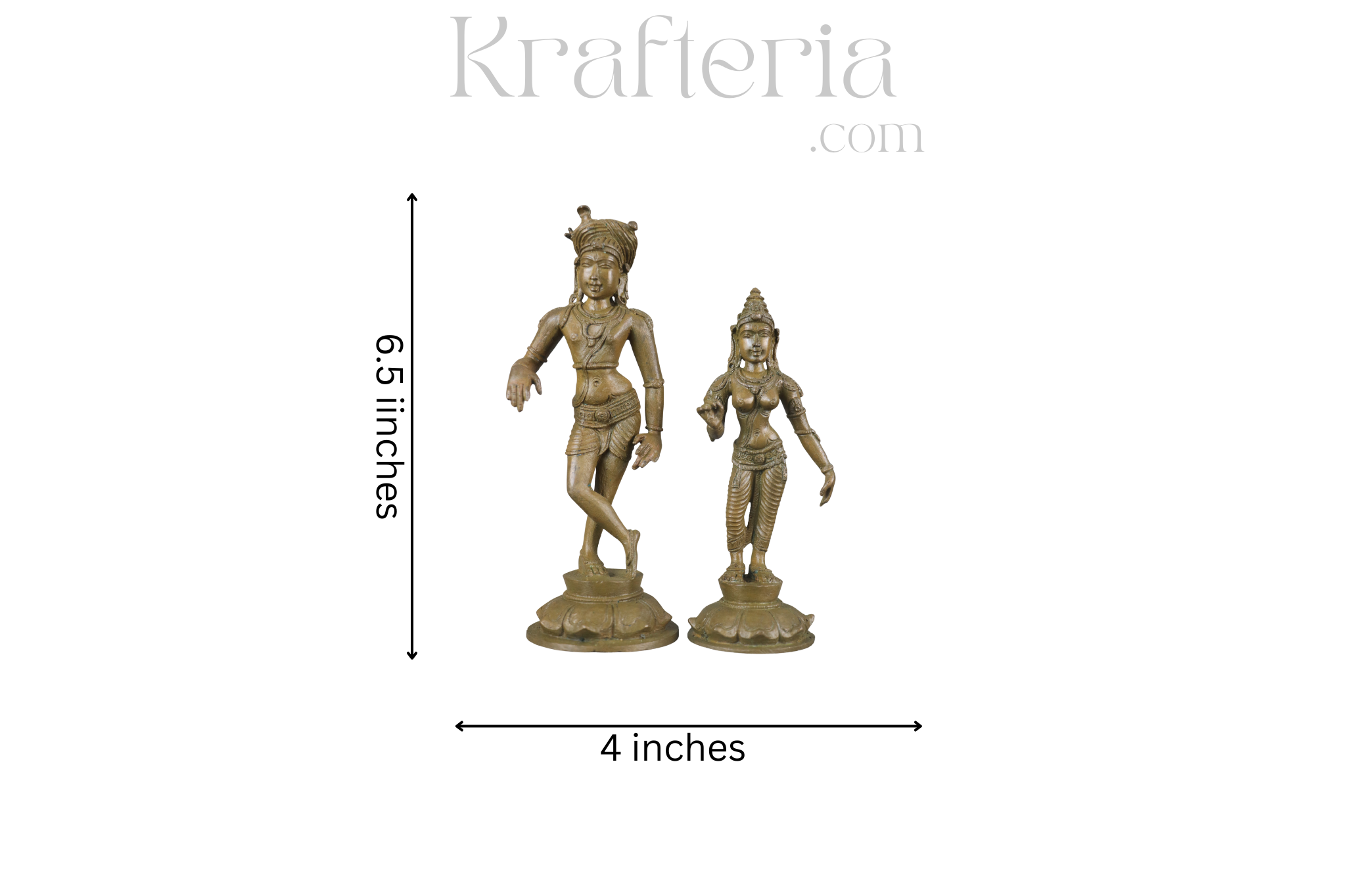Rishaba Devar Pair – Handcrafted Panchaloha Antique Sculpture