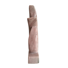 Flame Form Marble Sculpture – Hand-Carved Stone Accent for Modern Spaces   Marble