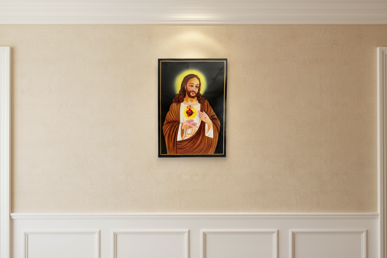 Jesus Sacred Heart Nirmal art