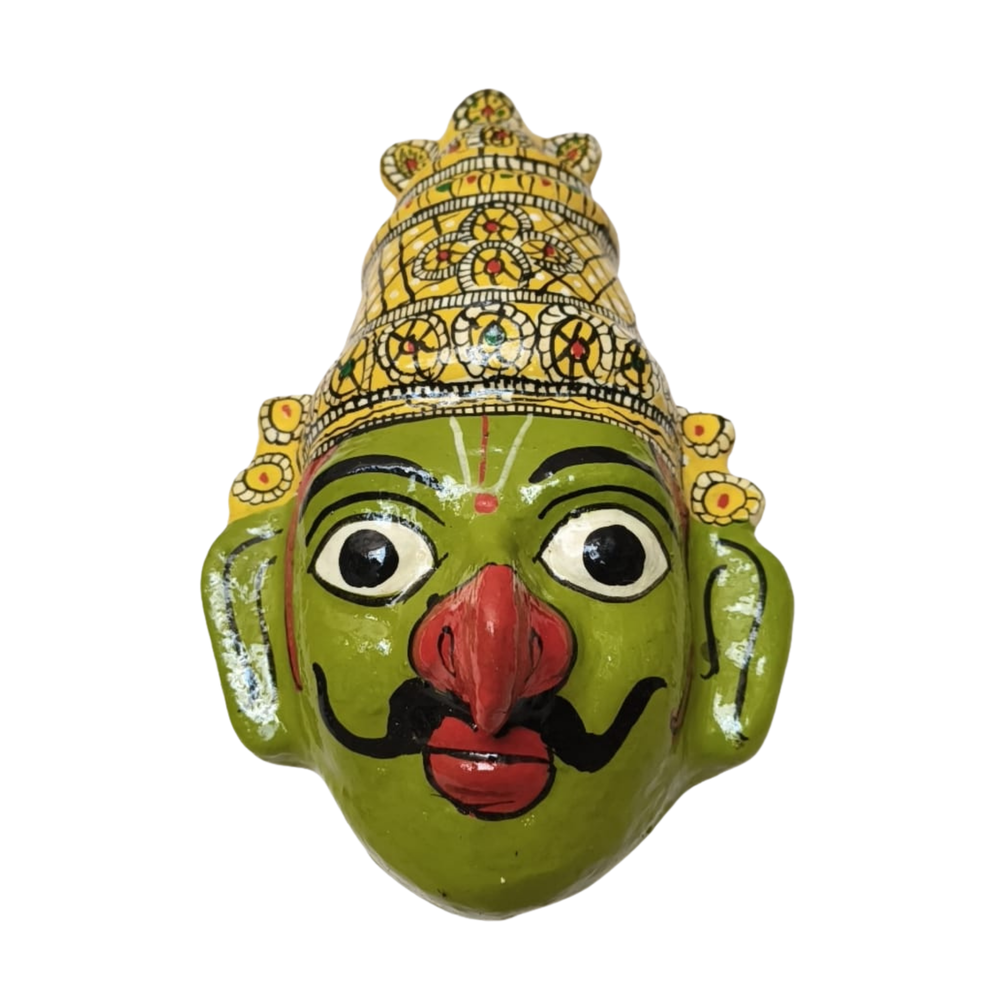 Garuda Face Mask Wall Hanging – Telangana Handcrafted Art   wall decor