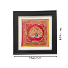 Miniature Marvel - The Peacock Painting