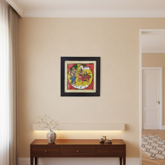 Traditional Indian Narrative Scroll Art - Cheriyal Folk Art Painting   Cheriyala Painting