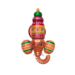 Ganesha Lacquerware Wall Hanging