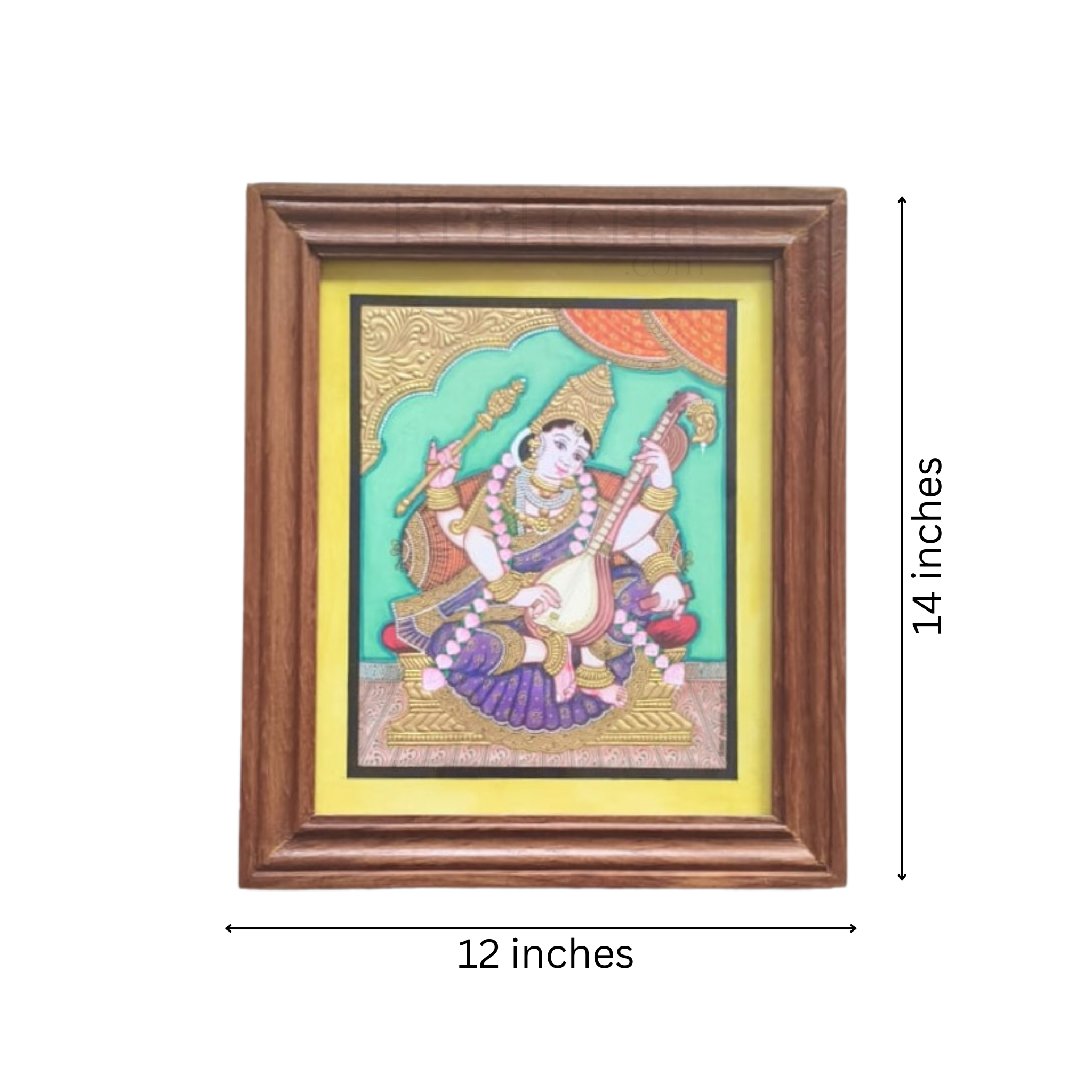 Mysore Saraswathi Painting
