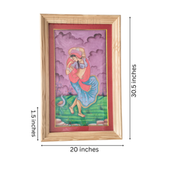 Dancing Gopika Miniature Painting