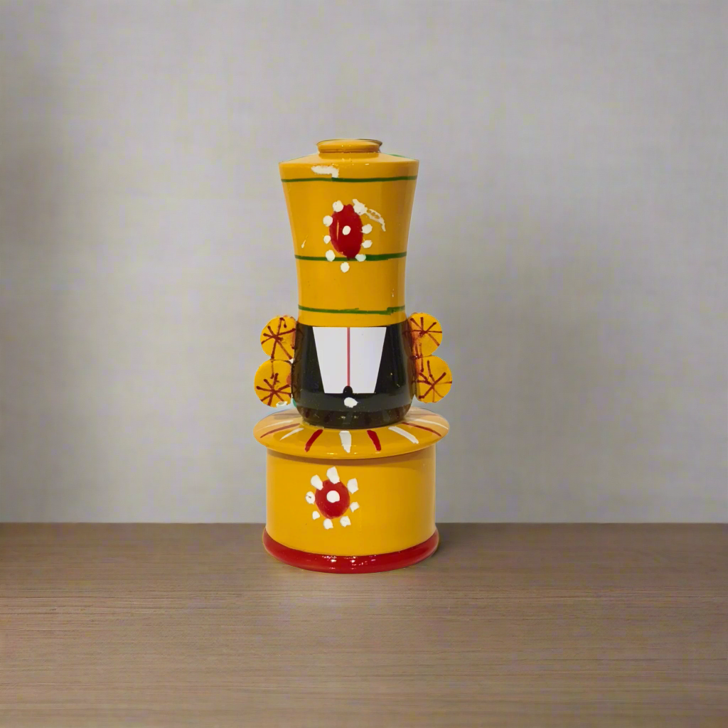 Divine Etikoppaka Balaji Facing – Handcrafted Wooden Folk Art