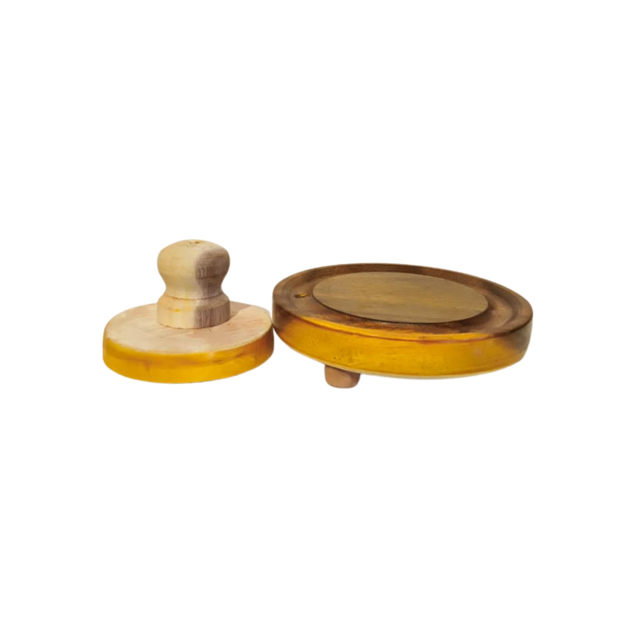 Etikoppaka Lacquerware Miniature Grinding  (Chakki) Toy