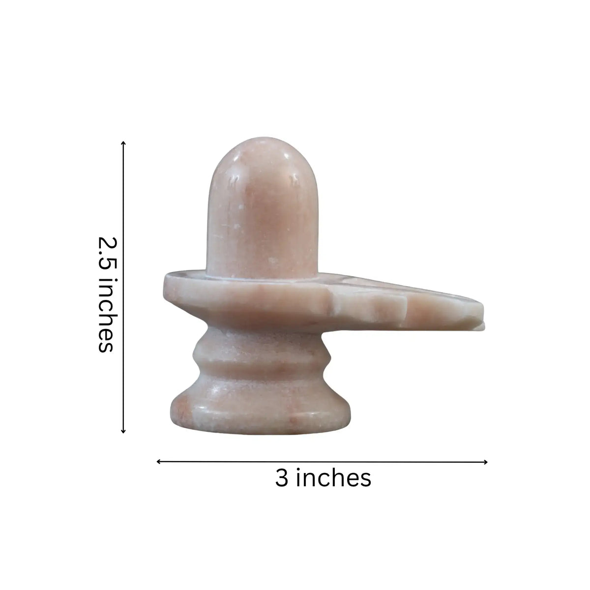 Handcrafted Marble Shiva Lingam-Spiritual Home Temple Idol   Marble Soft Stone