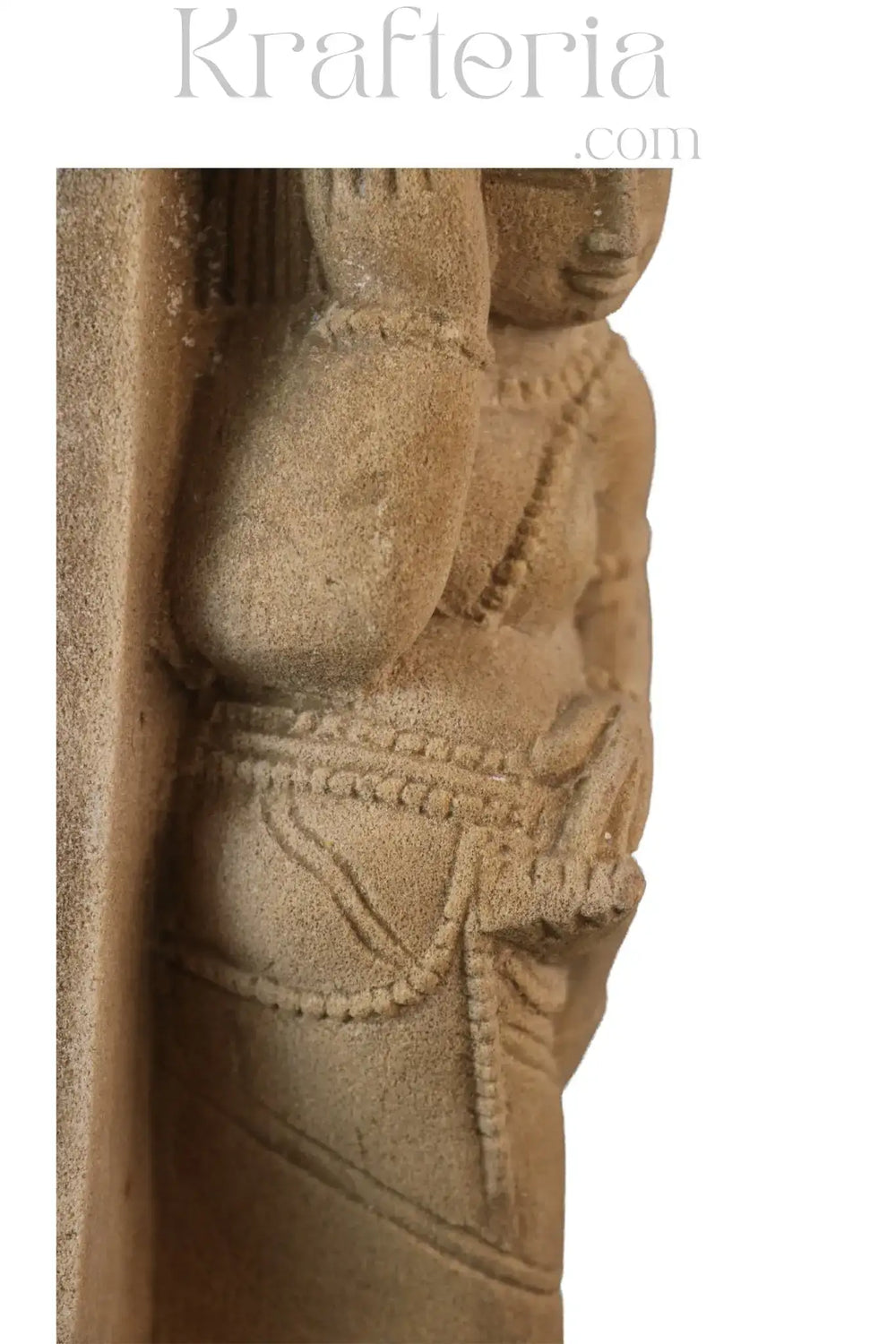 Backward Glance - A Moment Captured in Stone   Sand Stone