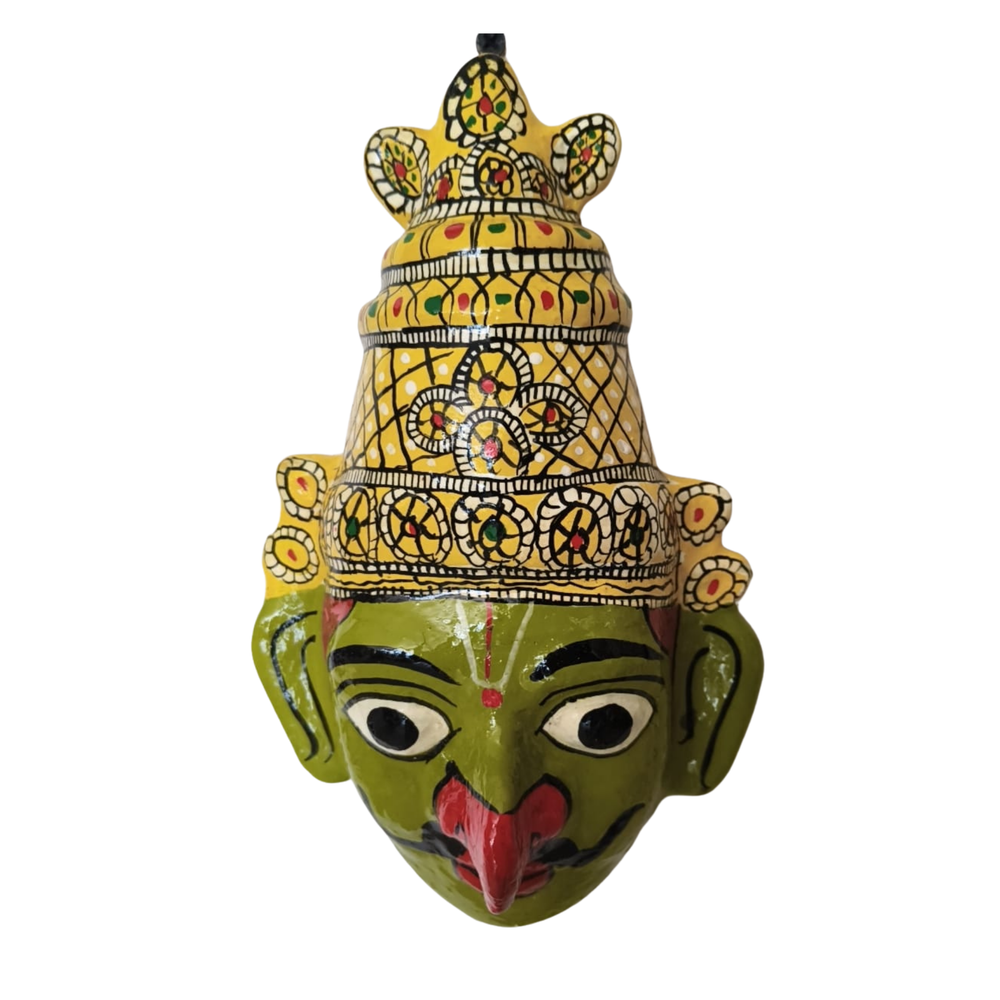 Garuda Face Mask Wall Hanging – Telangana Handcrafted Art   wall decor