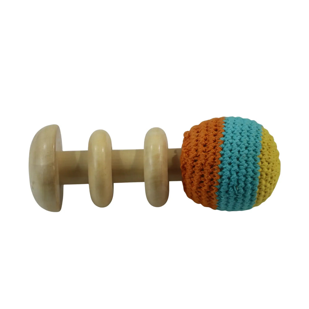 Non toxic baby safe fabric rattle