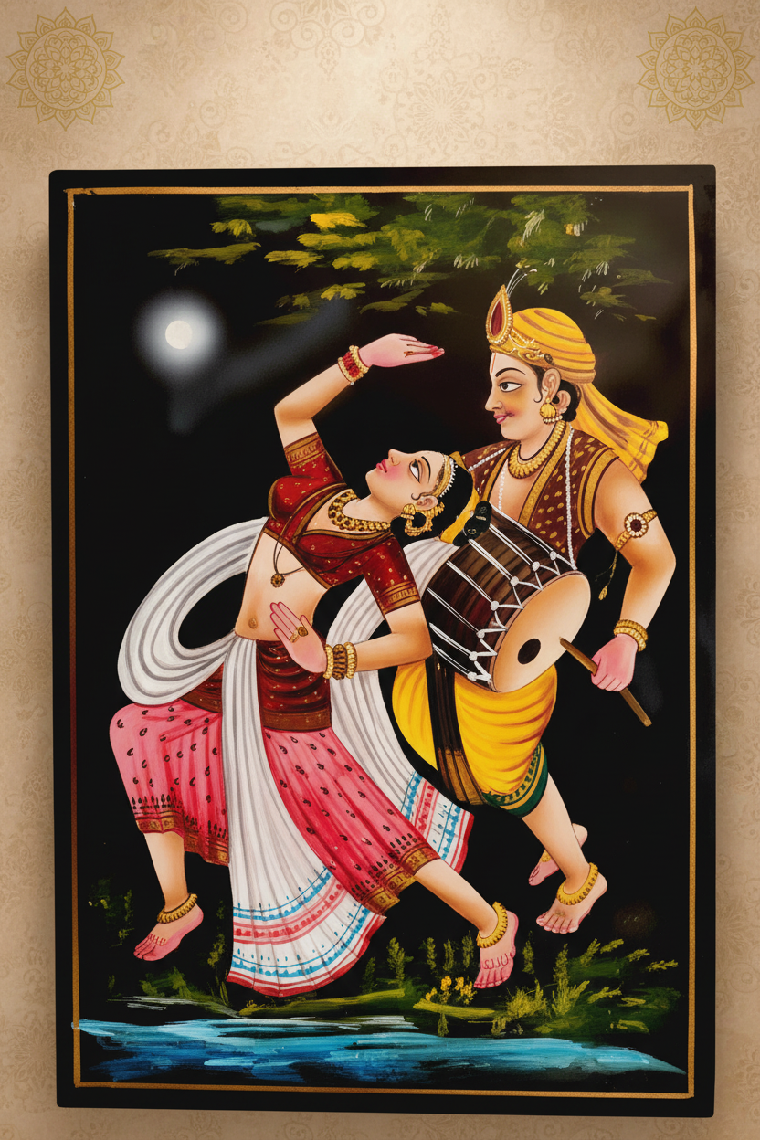 The Rhythm of the Moon Nirmal Painting