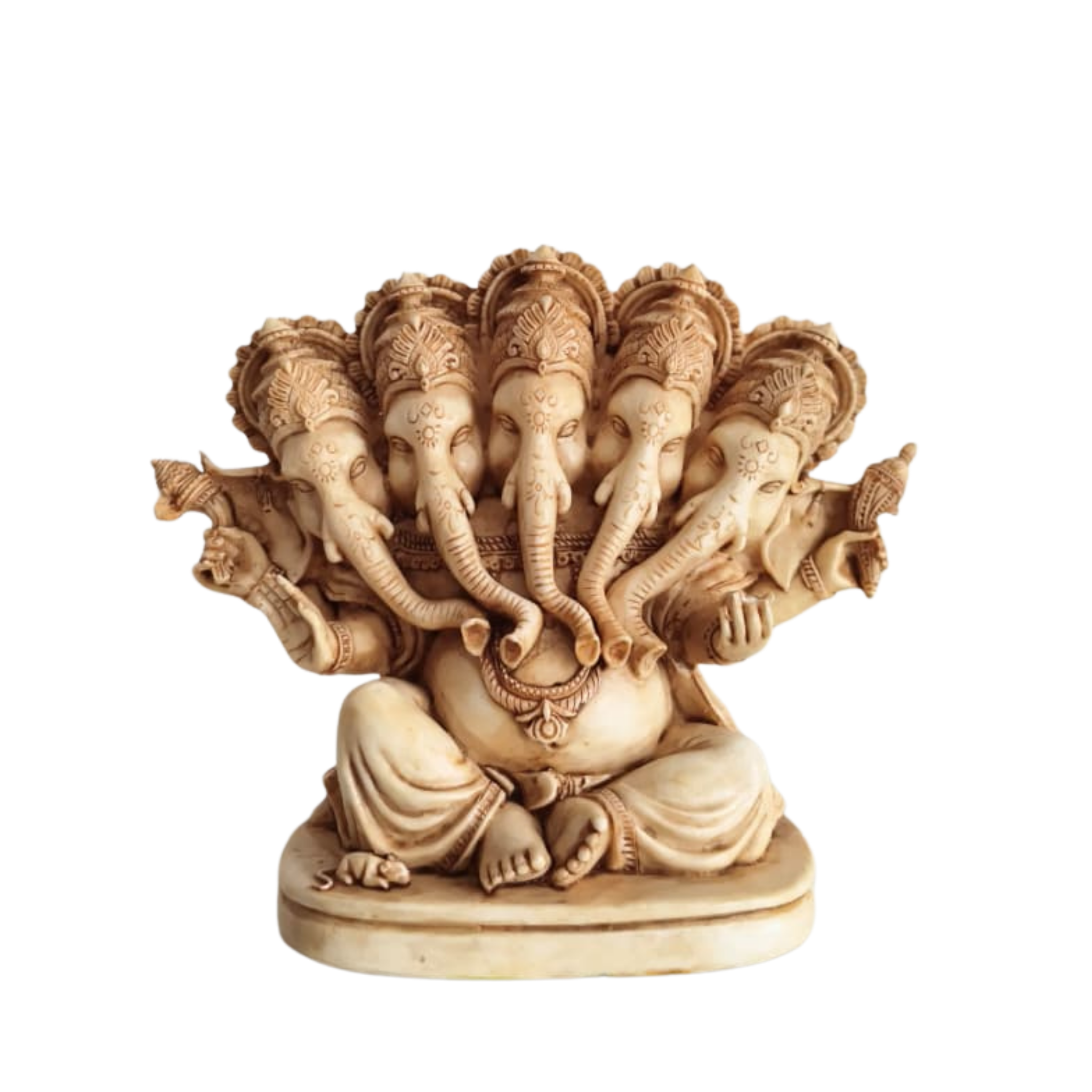 Panchamukhi Ganesha Statue - Five-Headed Lord Ganesha