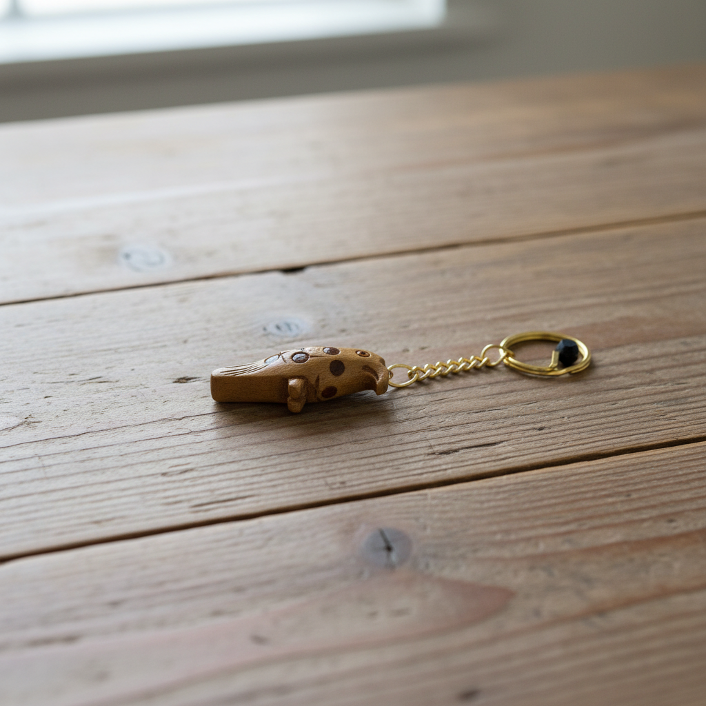 Handcrafted Wooden Jali Key Chains – Intricate Cutwork Design