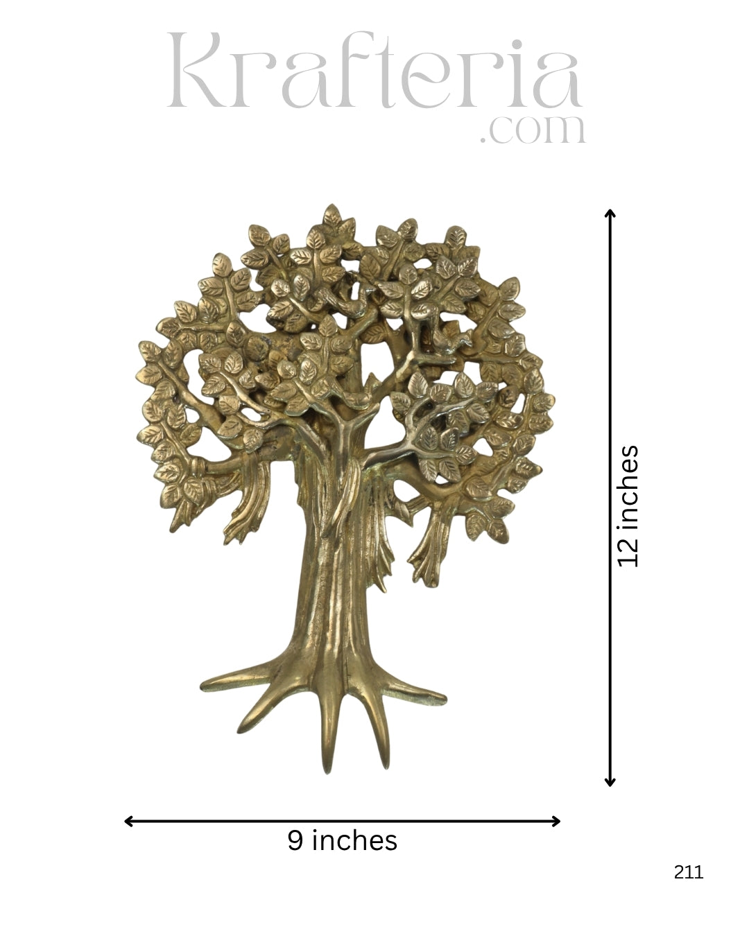 Brass Kalpavriksha Tree – Symbol of Abundance and Prosperity