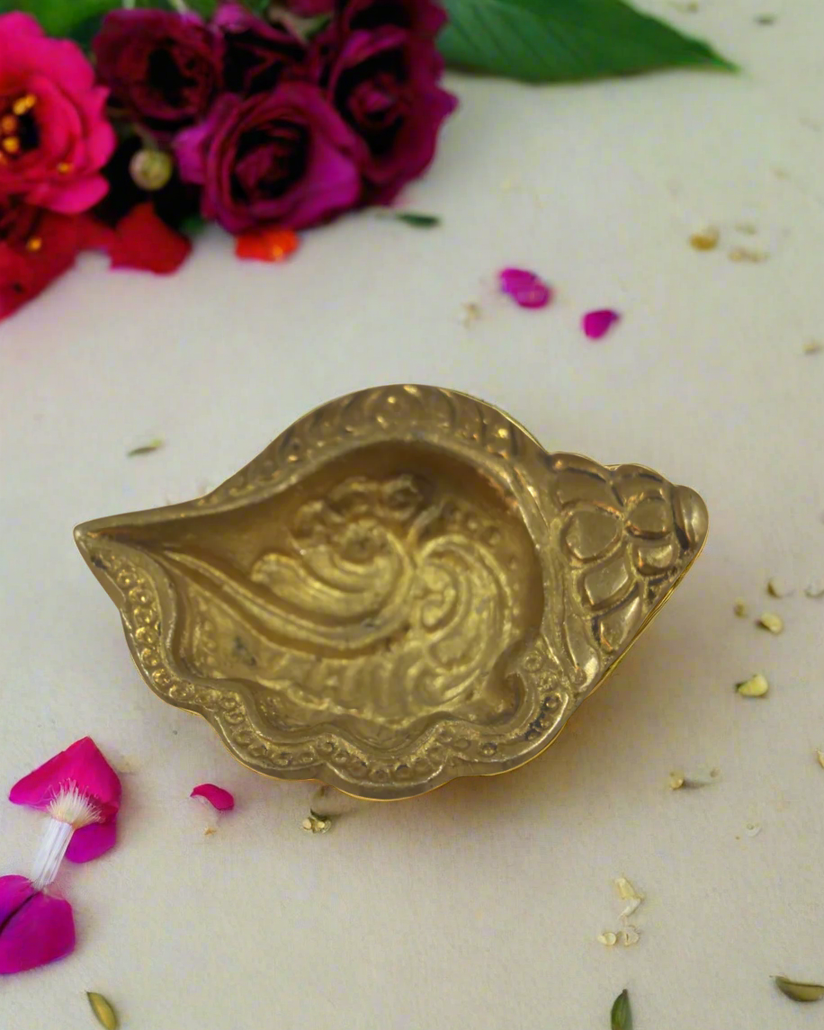Handcrafted Brass Deepam (Diya) with Classic Design