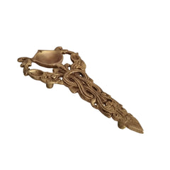 Brass Harathi with Deepam Holder – Traditional Aarti & Pooja Oil Lamp   Brass Ware