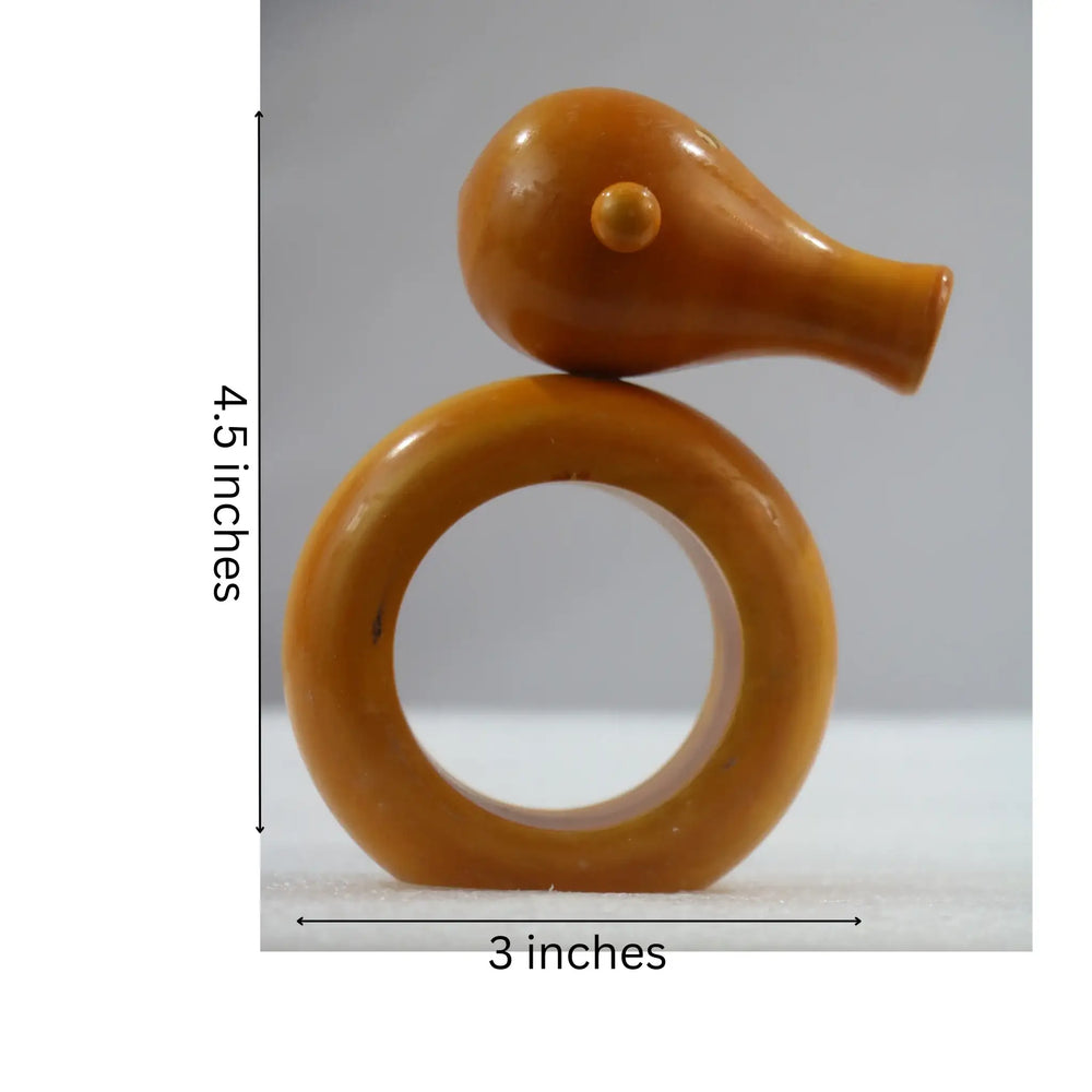 Table decor animal shaped napkin roller with safe paint