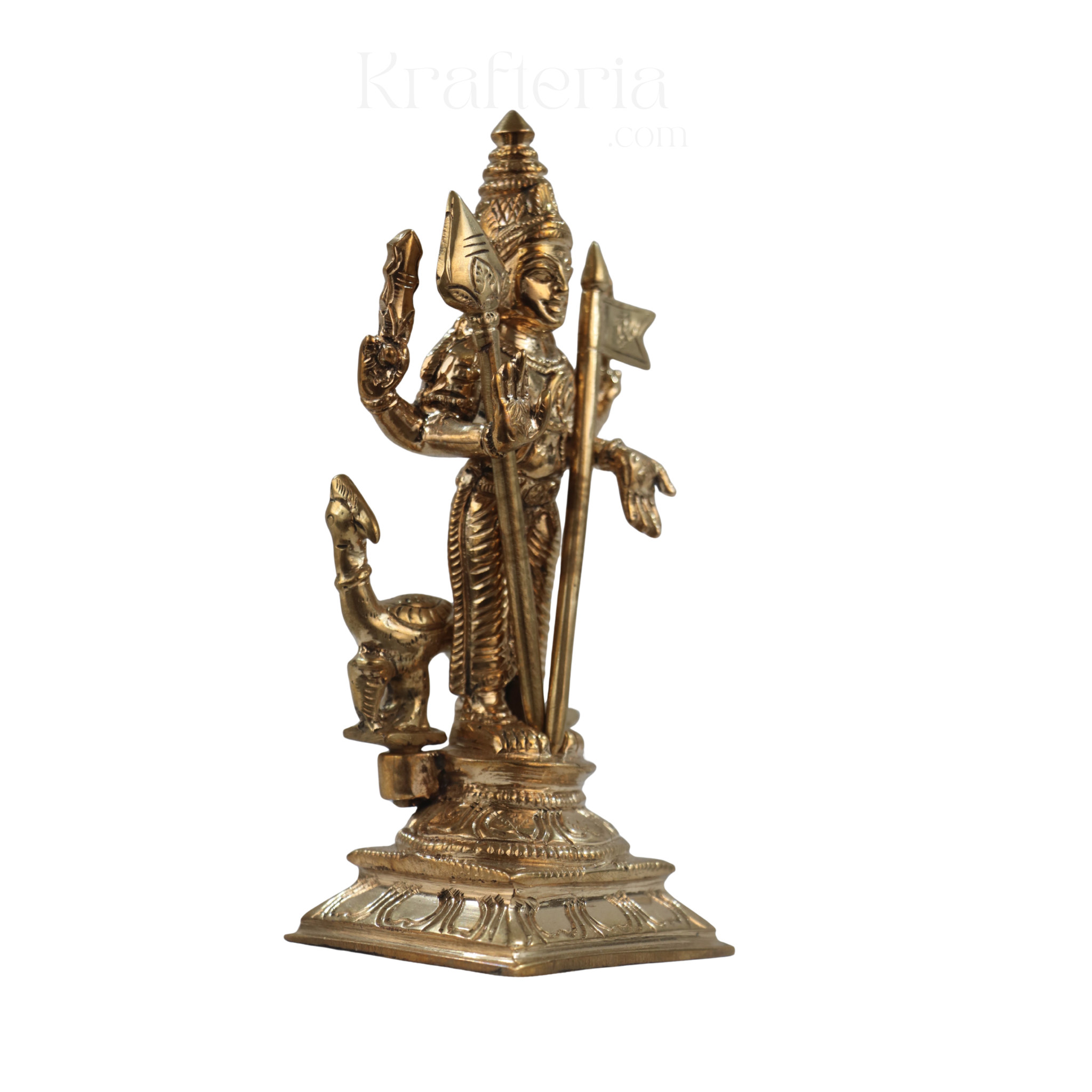 Panchaloha Lord Subrahmanya (Murugan) Idol – The Divine Shanmugan Swamy