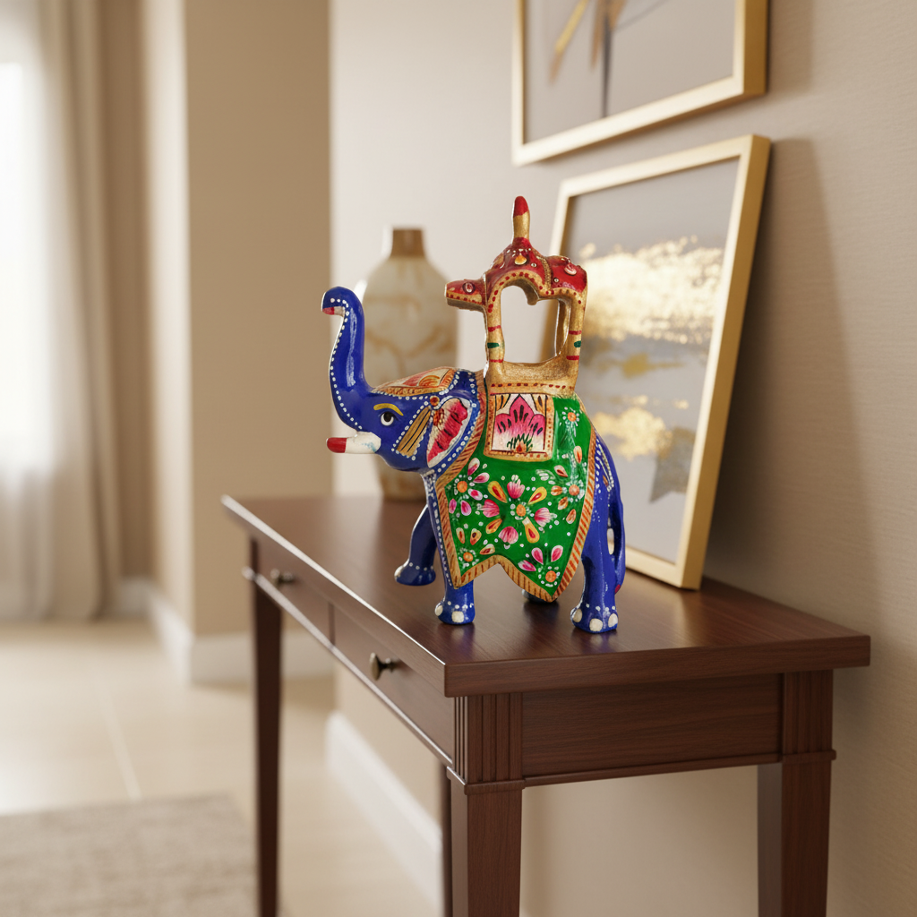 Hand-Painted Ambari – Intricate Decorative Artwork