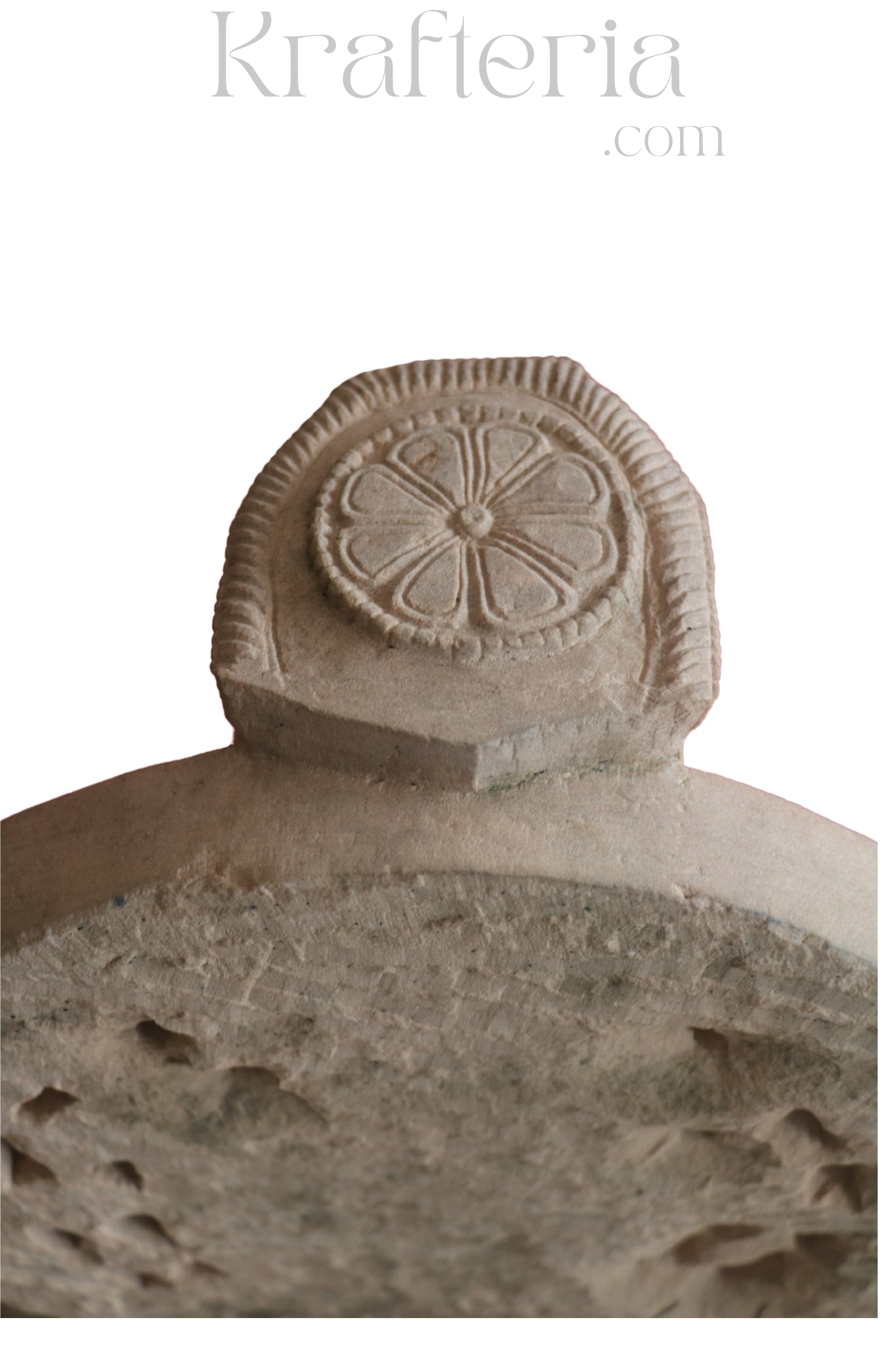 Ancient Indian Sandstone Sculpture of a Divine Being (Deva/Gandharva)