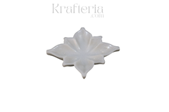 Marble Square Lotus Design Tray – Ideal for Festive and Spiritual Use
