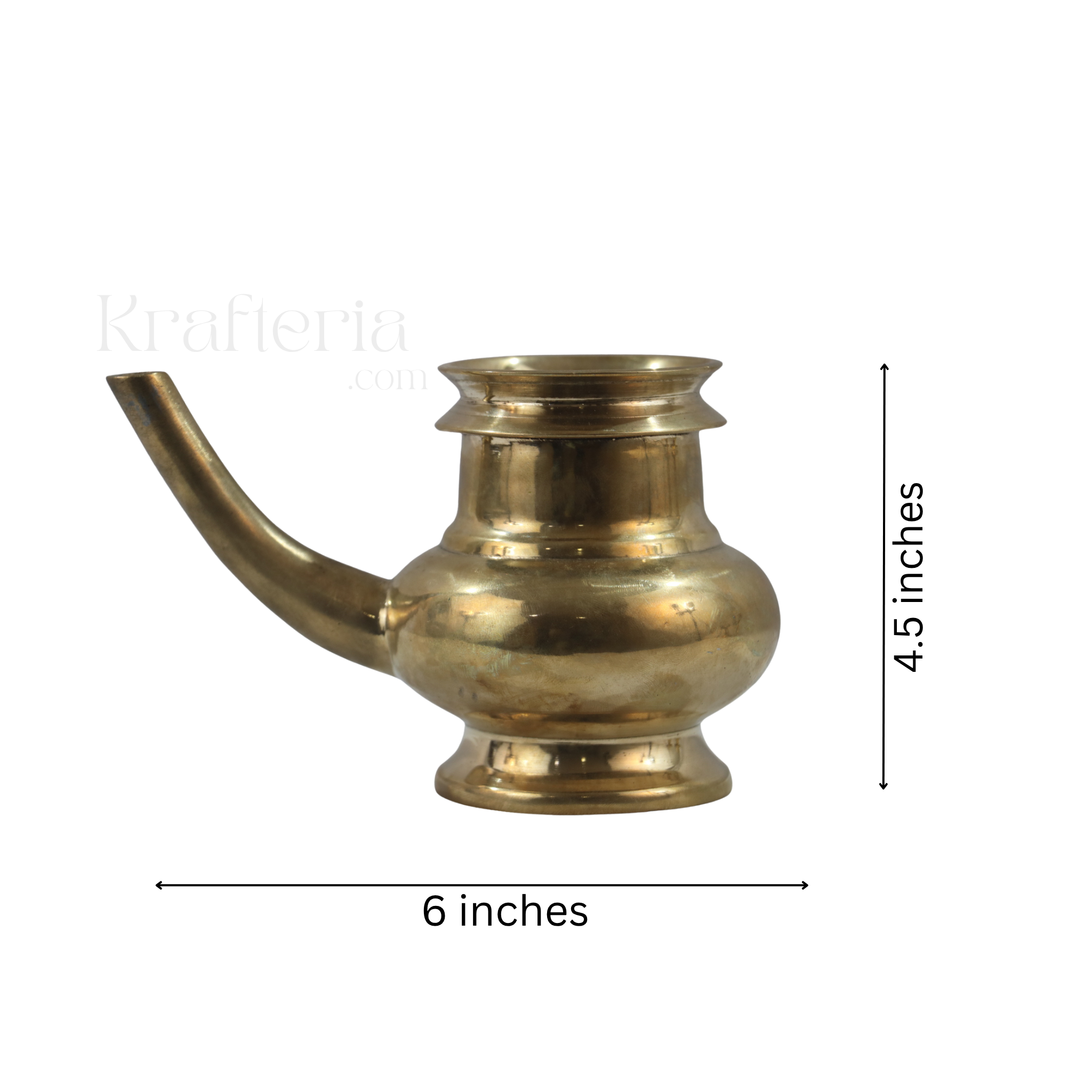 Pure Bronze Pooja Kamandalam – Auspicious Ritual Accessory
