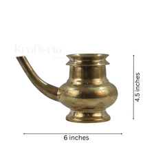 Pure Bronze Pooja Kamandalam – Auspicious Ritual Accessory