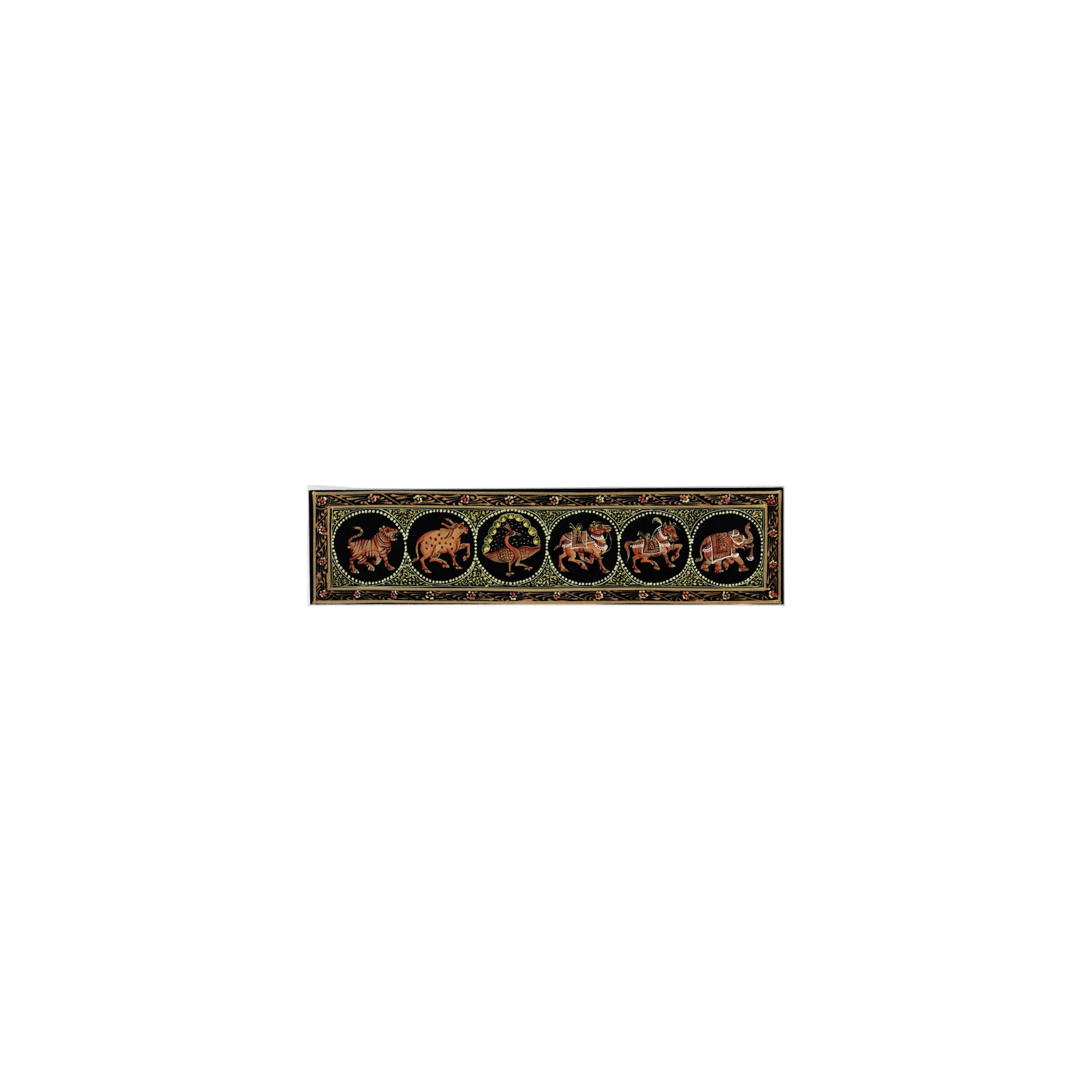 Mewar Miniature - Regal Animal Procession Painting
