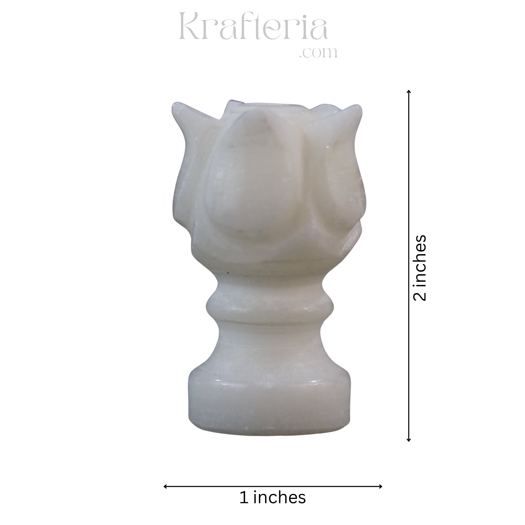 Handcrafted Marble Agarbatti Stand–  Natural Stone Incense Holder