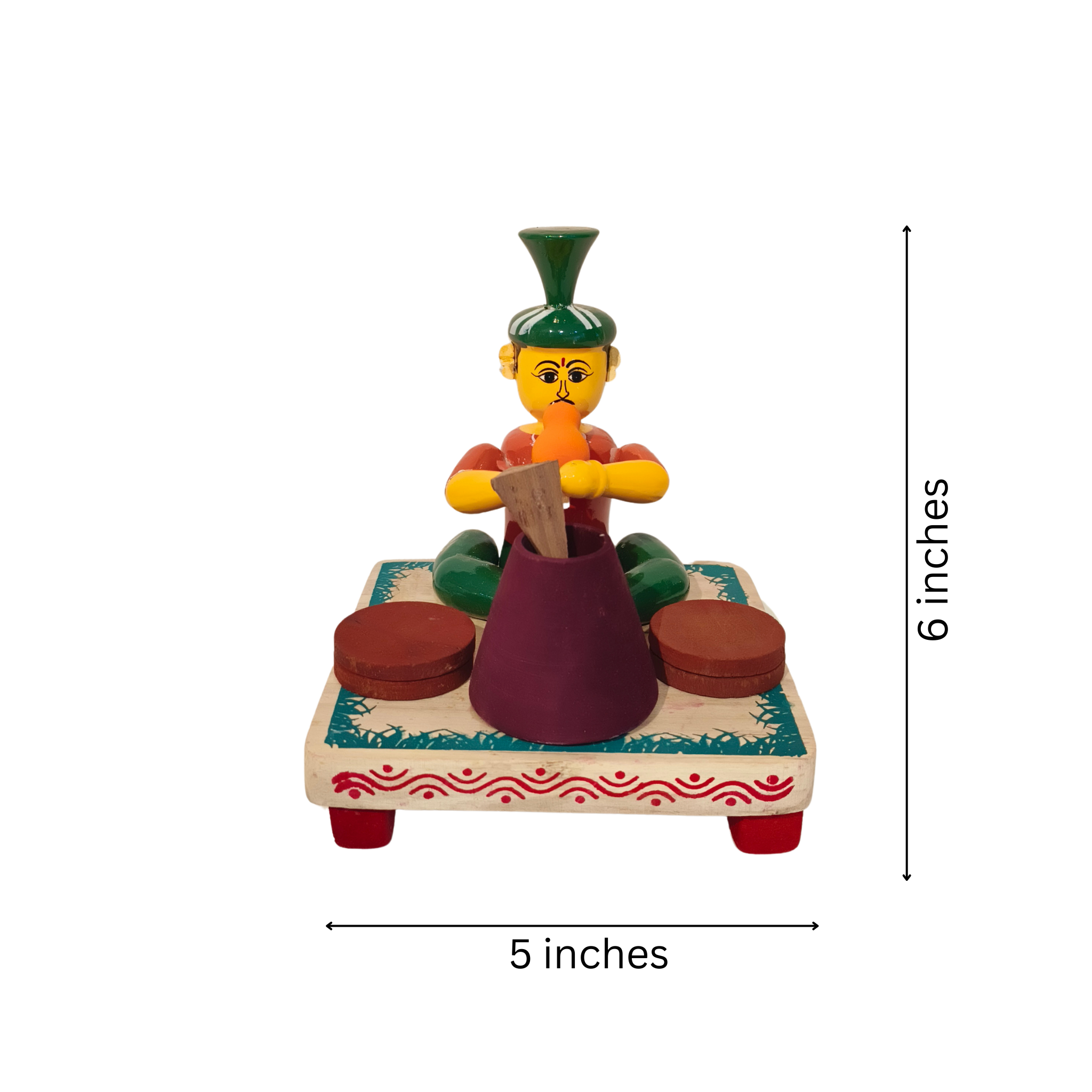 The Snake Charmer – Etikoppaka Wooden Craft